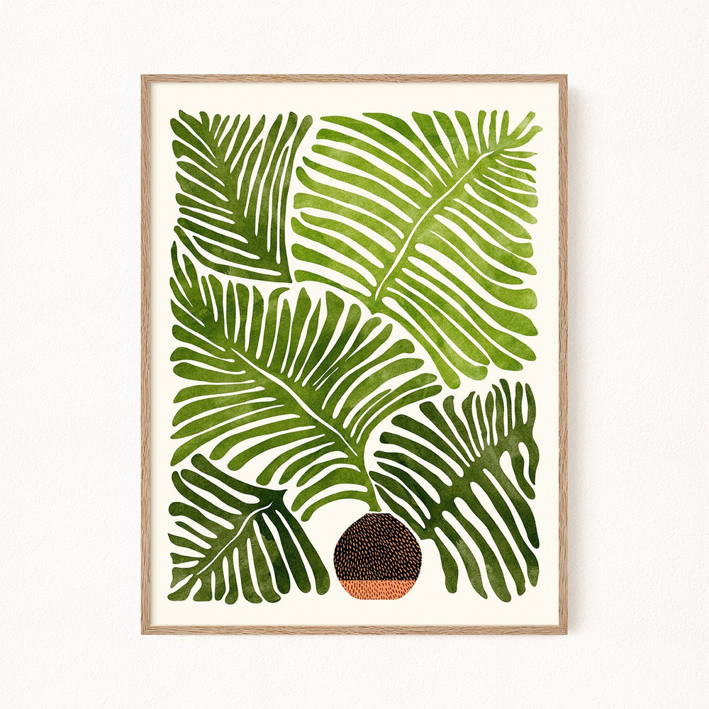 Постер для интерьера "Modern Tropical", 30х40 см #1