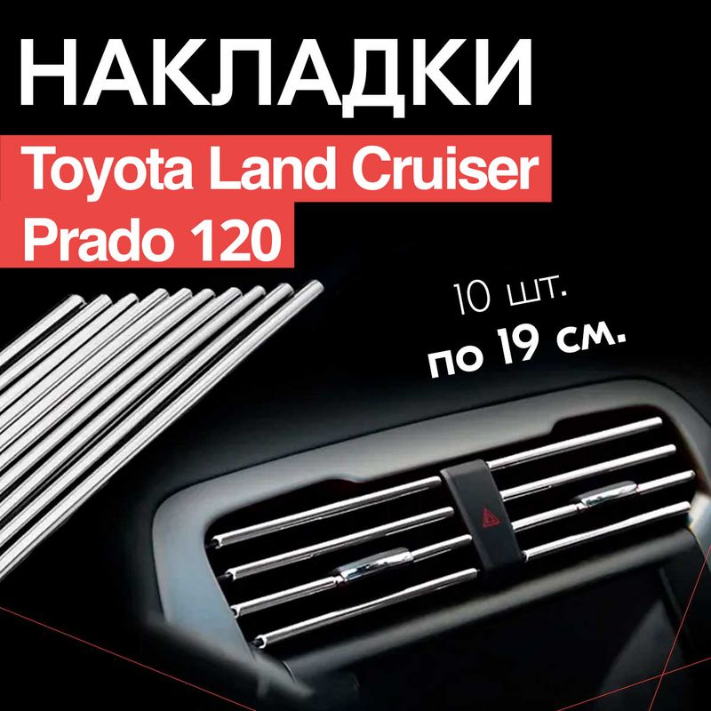 Молдинг декоративный для Toyota Land Cruiser Prado 120 / Тойота Ленд Крузер Прадо 120, тюнинг салона #1