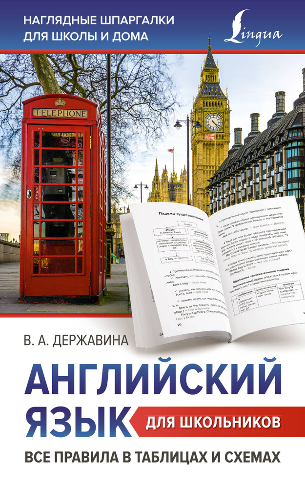 Английский язык для школьников. Все правила в таблицах и схемах ...