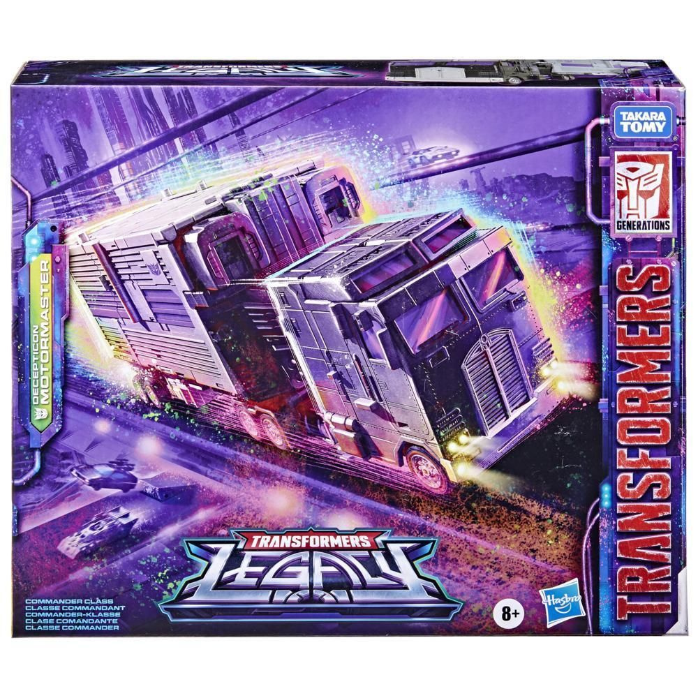 Трансформеры игрушки Hasbro Transformers Generations Legacy Series Commander Class Decepticon Motormaster #1