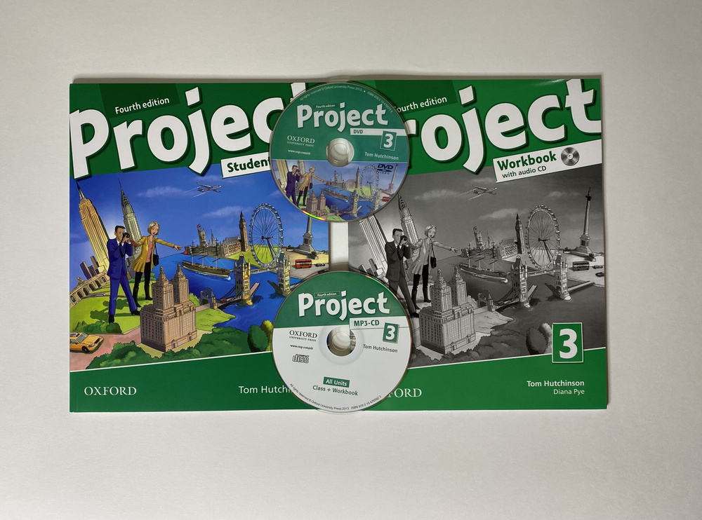 Project Fourth Edition 3, Student'S Book, Workbook + CD ( Учебник.