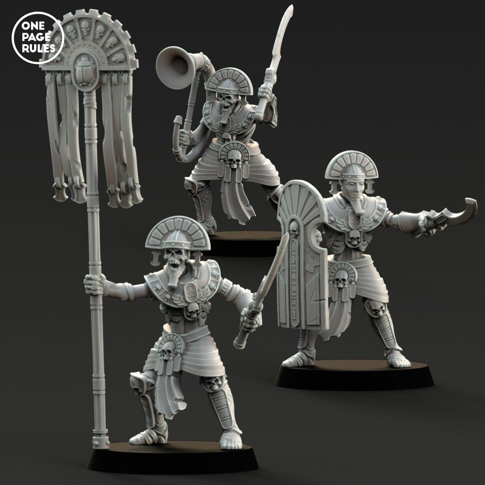 Warhammer Fantasy Tomb Kings Royal Guard Com Group/ Набор фигурок для  Warhammer Цари гробниц Королевская Стража Командная Группа с подставками -  купить с доставкой по выгодным ценам в интернет-магазине OZON (1316015021)