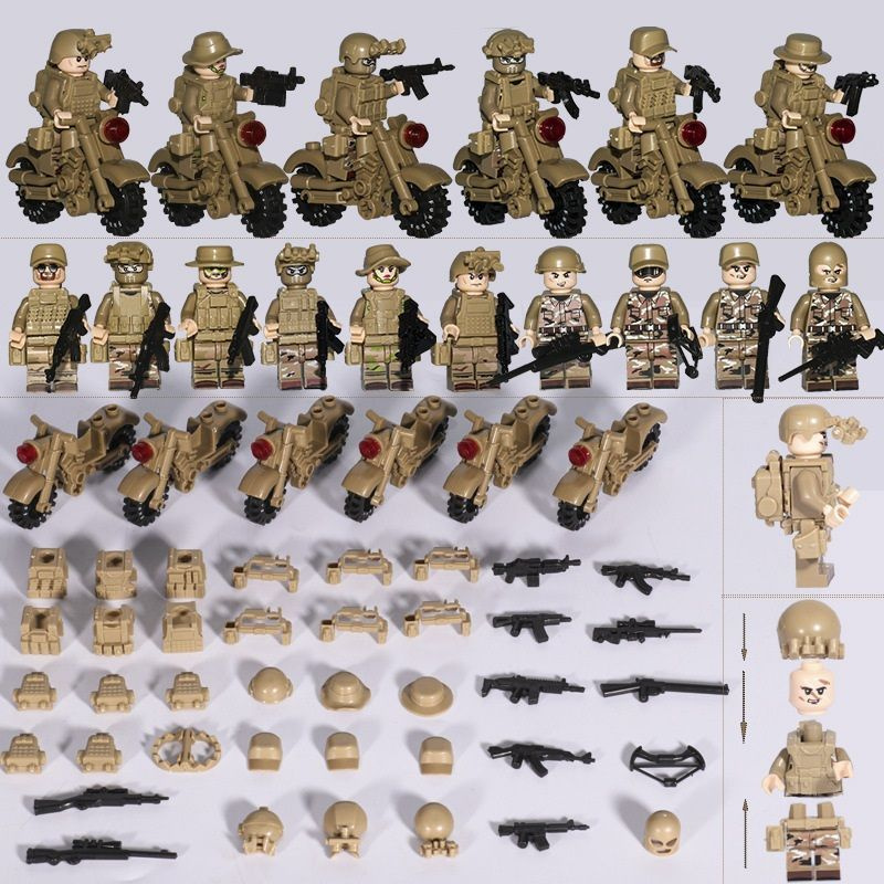 Лего Военные человечки спецназ - купить с доставкой по выгодным ценам в ...
