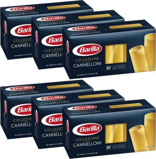 Макаронные изделия Barilla Cannelloni из твердых сортов пшеницы, комплект: 6 упаковок по 250 г  #1