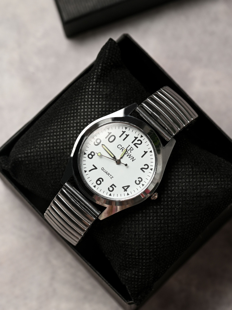 Часы наручные мужские IR CROWN кварцевые классические, часы-браслет ...