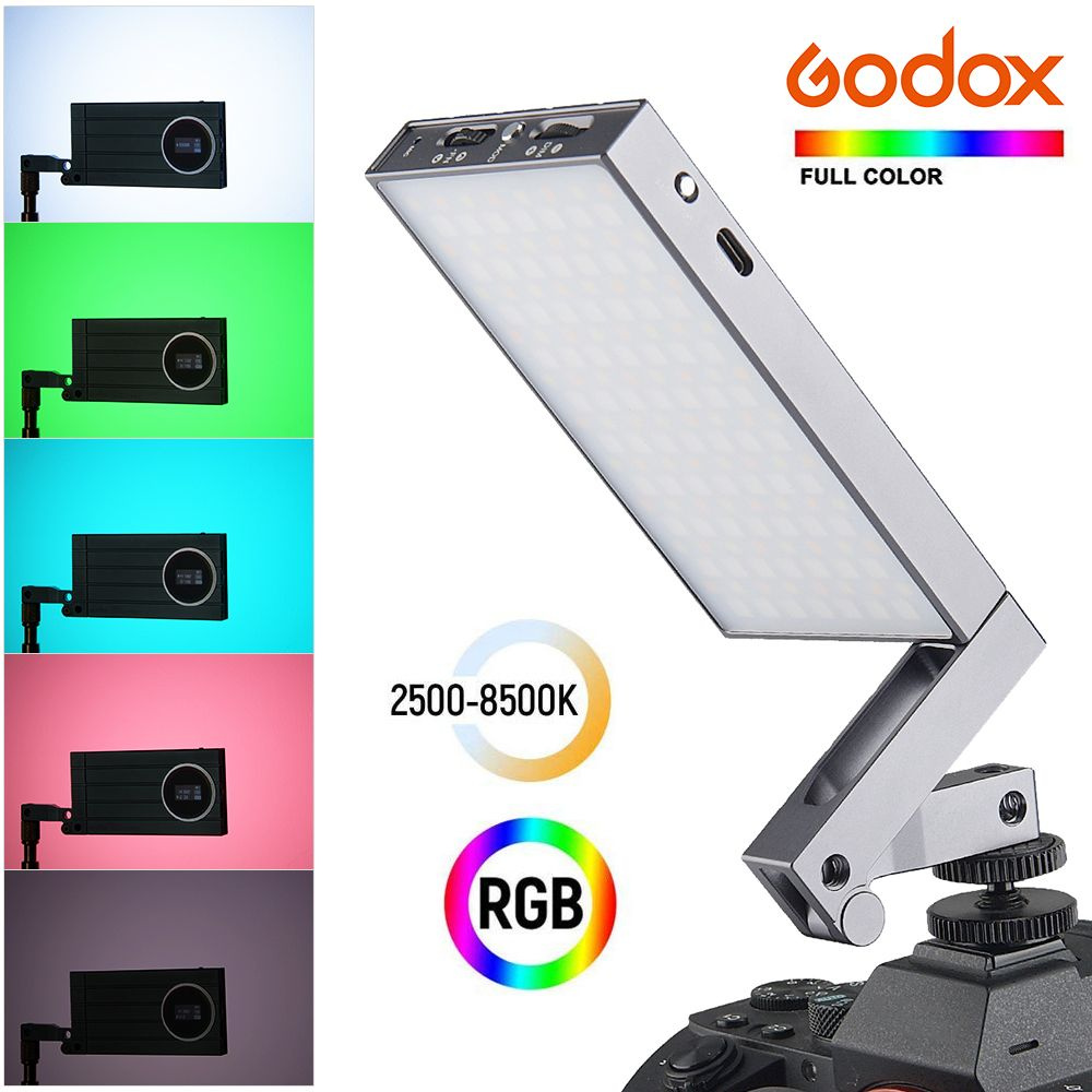 Godox M1 Mini RGB Светодиодная полноцветная видеолампа #1