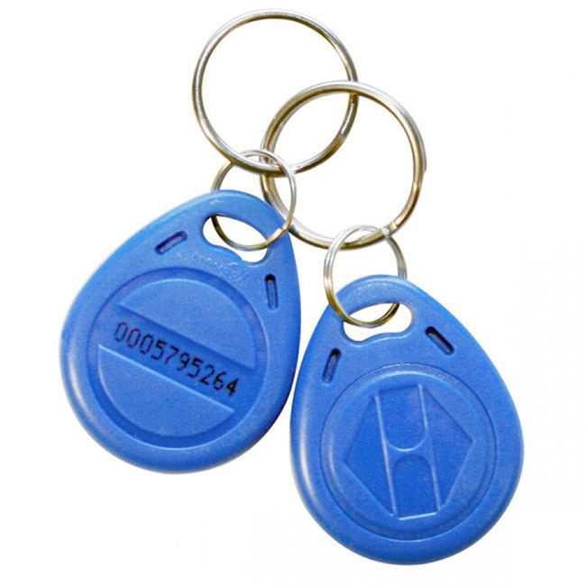 Брелок EM-Marine key blue-100 с кольцом, синий (100 шт) #1