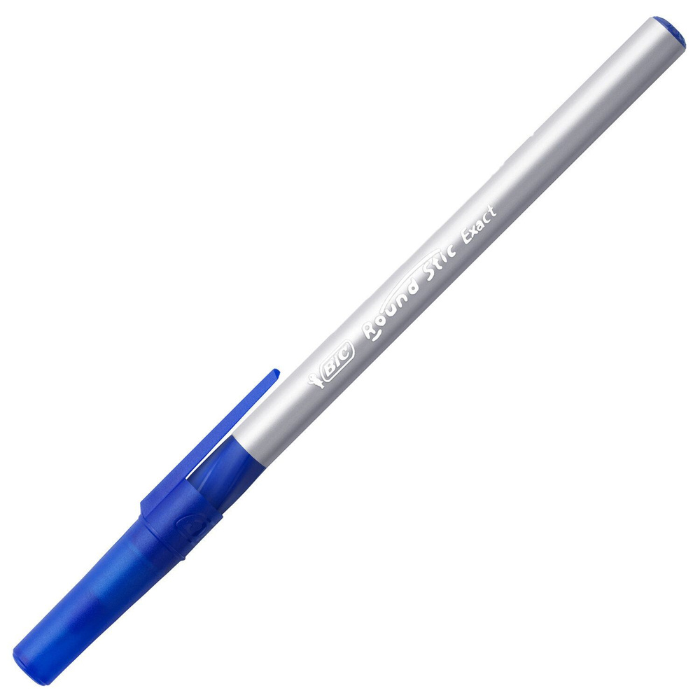 Ручка шариковая BIC "Round Stic Exact", синяя, 0,7мм, грип 141767сн #1