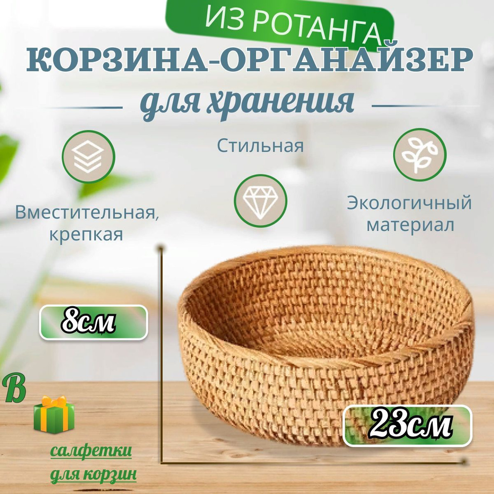 КОРЗИНЫ ИЗ ИСКУССТВЕННОГО РОТАНГА