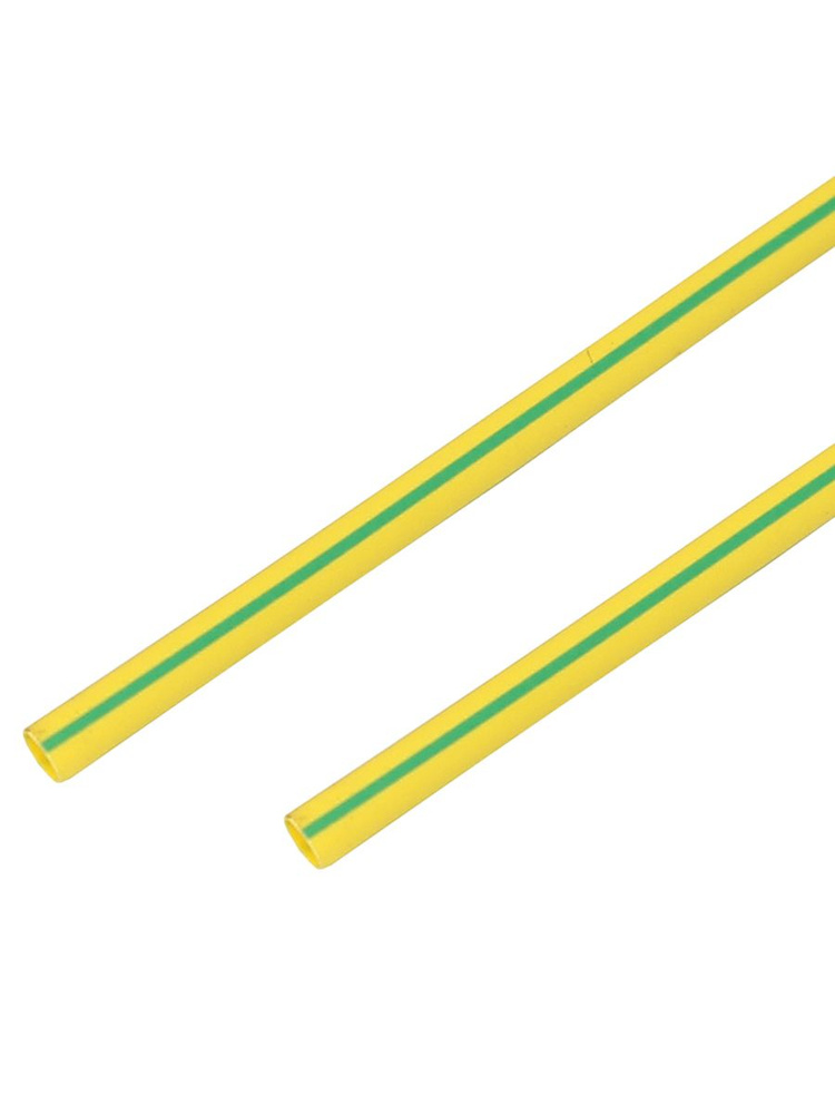 Трубка термоусаживаемая ТУТ 60,0, 30,0мм, желто-зеленая, упаковка 10 шт. по 1м, PROconnect  #1
