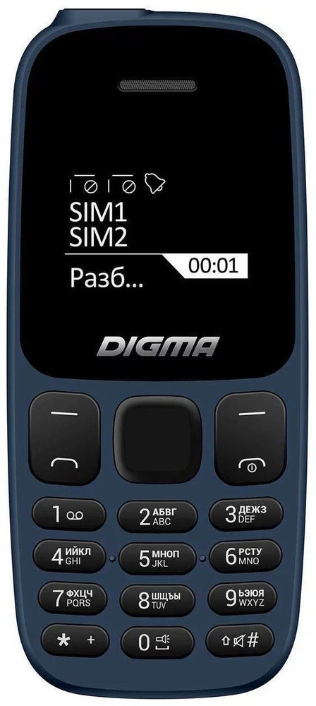 Мобильный телефон Digma Linx A106 синий #1