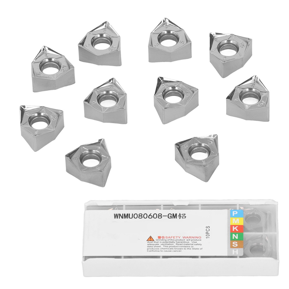 10 шт. токарные пластины из алюминиевого сплава, индексируемые ...