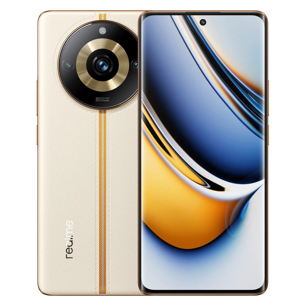 realme Смартфон 11 Pro Plus 5G NFC 200MP Triple Camera Dimensity 7050 Octa  Core 5000mAh Battery 100W SUPERVOOC 12/1 ТБ, светло-желтый