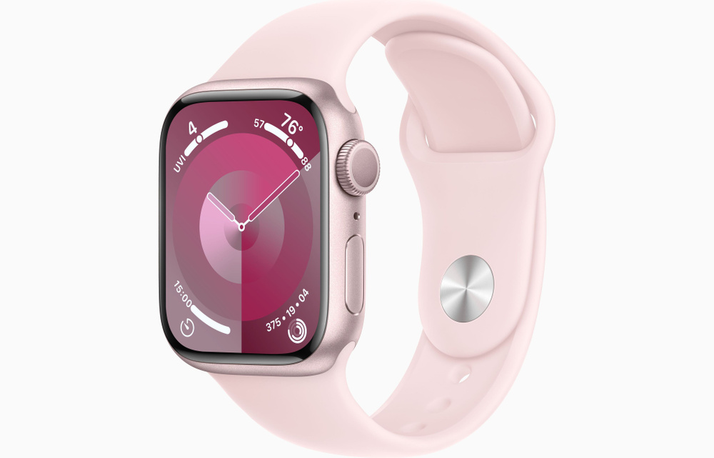 Apple Умные часы Watch 9 с ремнем S/M, 45mm, Light Pink #1