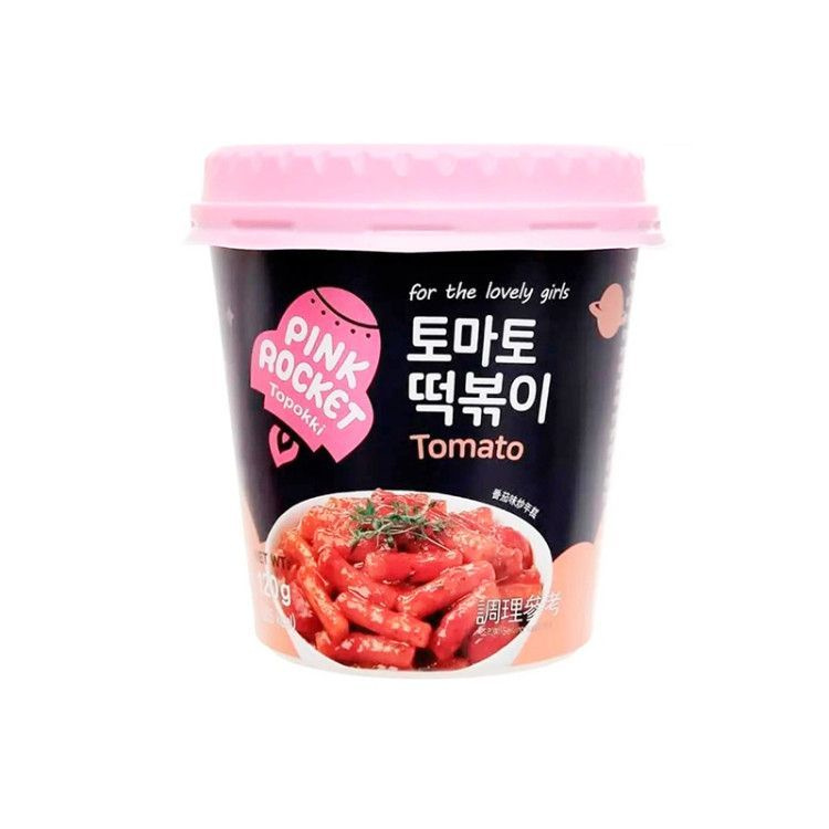 Toppoki Pink Токпокки / Токпоки / Топоки рисовые клецки Topokki Pink Rocket с ...