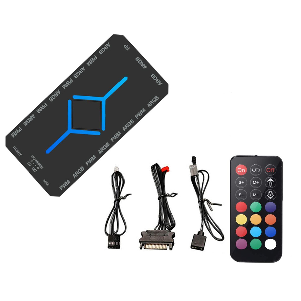 Контроллер-концентратор магнитного PWM вентилятора для 5V адресуемого ...