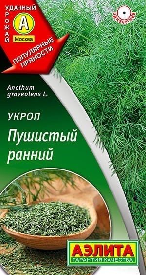 УКРОП ПУШИСТЫЙ РАННИЙ. Семена. Вес 3 гр. Яркая, сочная и пышная зелень все лето.  #1