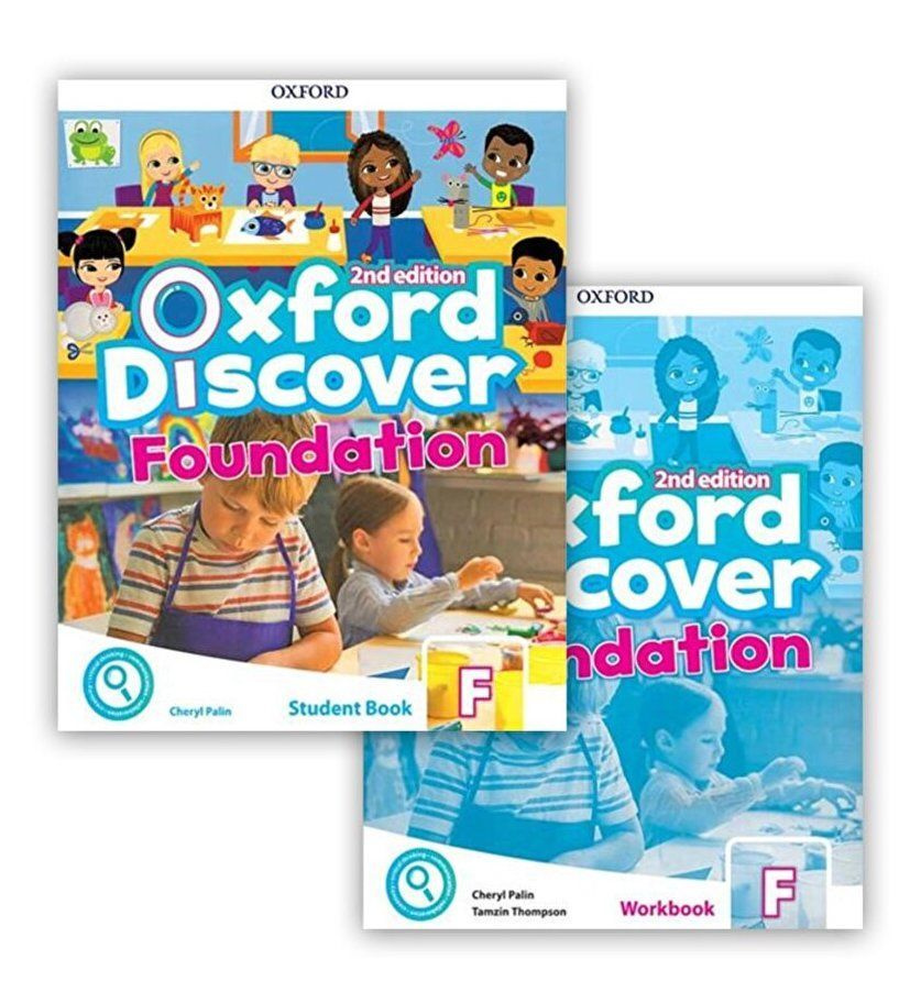 6PCS Oxford Discover 2nd Edition Level 1-3 Student Book + Workbook