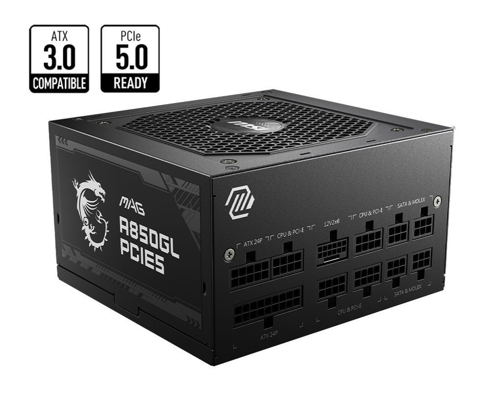 Блок питания компьютера Блок питания компьютера MSI MAG A850GL PCIE5 ...