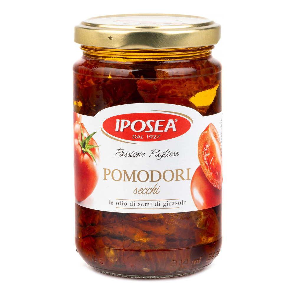 Томаты IPOSEA вяленые, сушеные, в масле, 280 г - купить с доставкой по ...