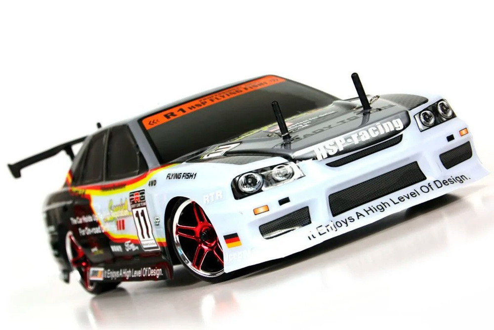 Радиоуправляемая машина для дрифта HSP Flying Fish 1 4WD RTR 1:10 2.4G 94123-12333 Skyline R34 / дрифт #1