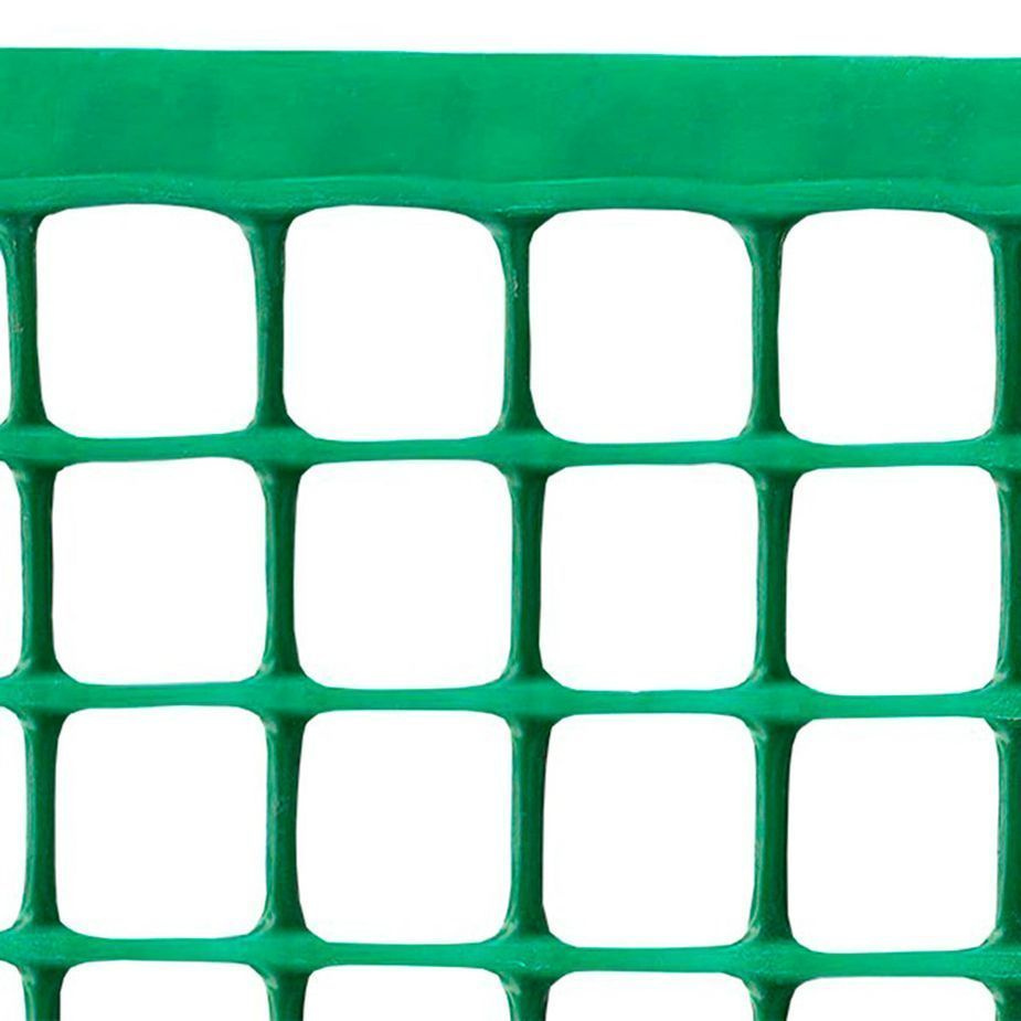 Сетка пластиковая заборная 0,5х5 м зеленая ячейка 24х24 мм #1
