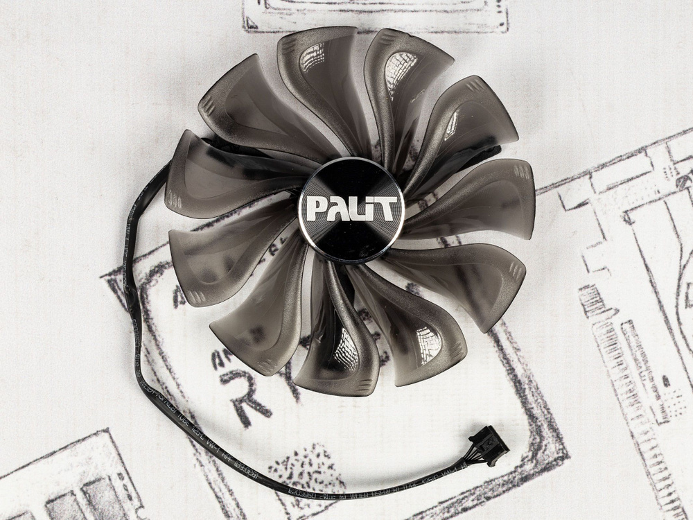 Вентилятор для видеокарты Palit JetStream RTX 2060 (Super), 2070, 2080 ...