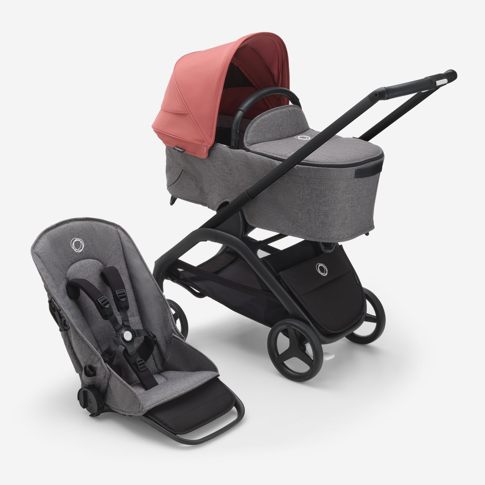 2 1 Bugaboo Dragonfly Sunrise red grey melange black OZON 1257803346