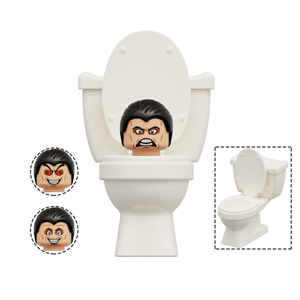 фигурок аниме совместим с лего минифигурки Skibidi Toilet