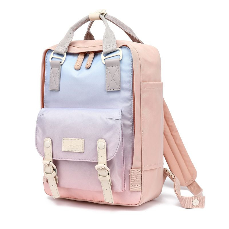 Розовый повседневный рюкзак Doughnut Macaroon Sky Series Backpack Sunrise #1