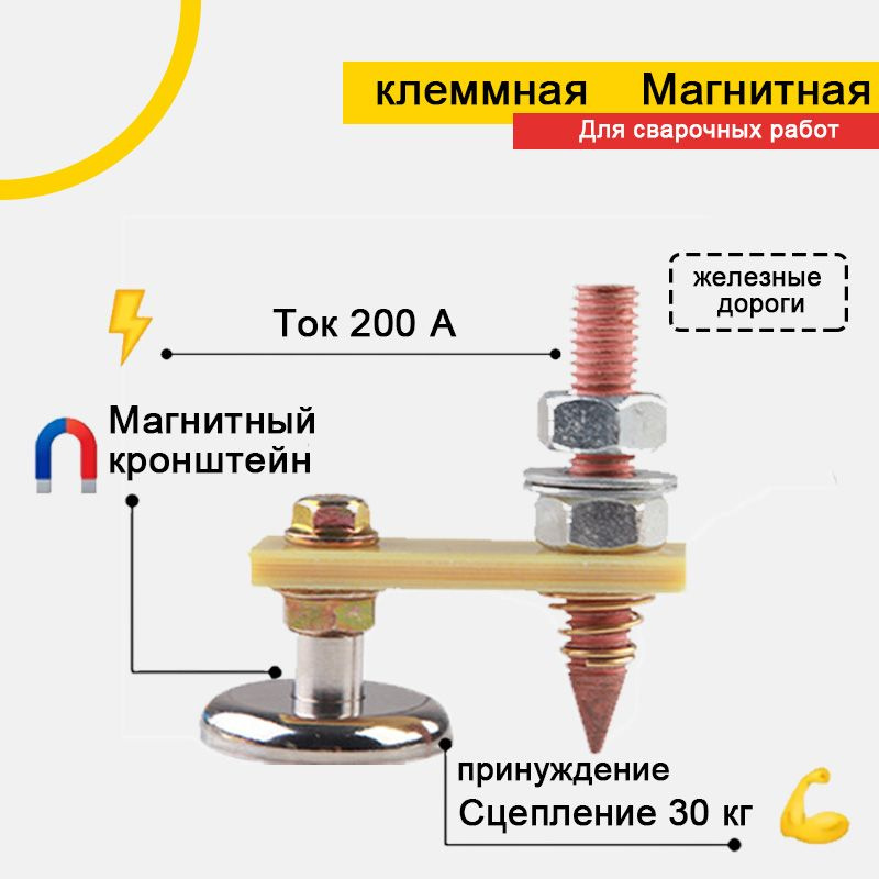 зажим заземления - купить с доставкой по выгодным ценам в интернет ...
