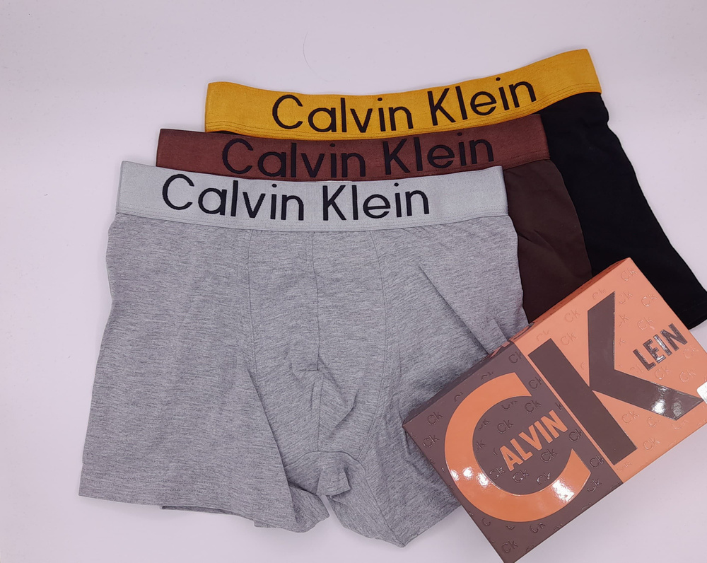 Трусы боксеры Calvin Klein, 3 шт - купить с доставкой по выгодным ценам в  интернет-магазине OZON (1275183303)
