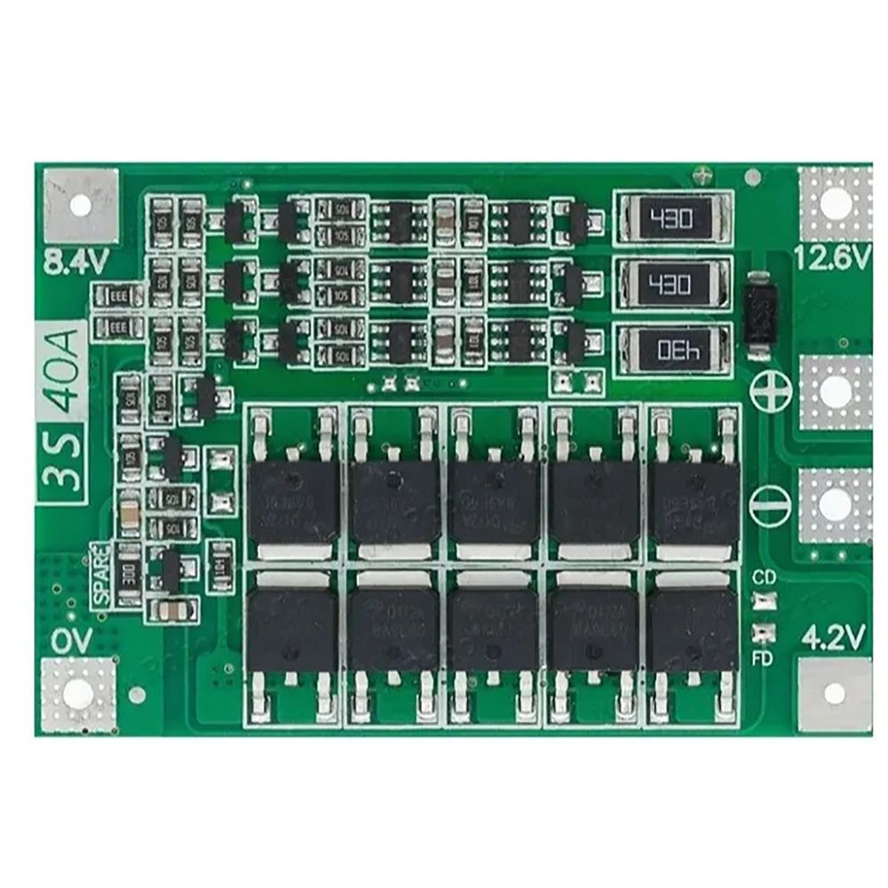 Схема платы bms 3s 40a
