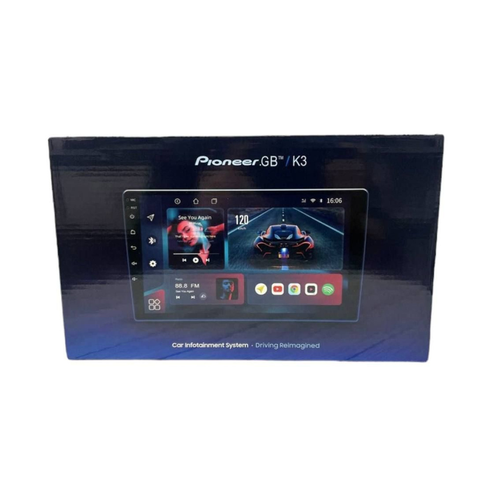 Автомагнитола с CarPlay MobExpress K3 Plus Android 14.0 2GB+32GB 9 дюймов