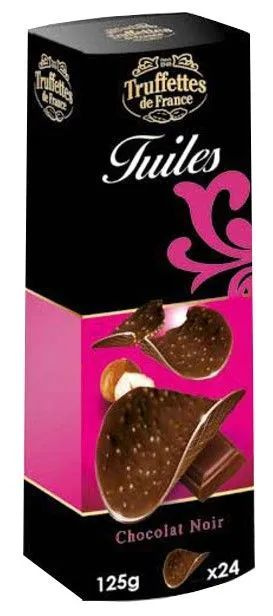Чипсы Chocmod Truffettes de France Fantaisie Crispy Dark Chocolate из тёмного шоколада, 125г  #1