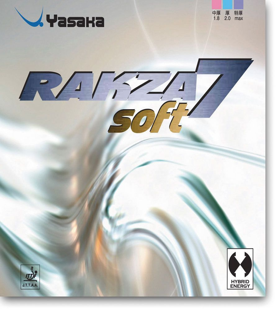 Накладка Yasaka RAKZA 7 Soft, цвет красный, толщина max #1