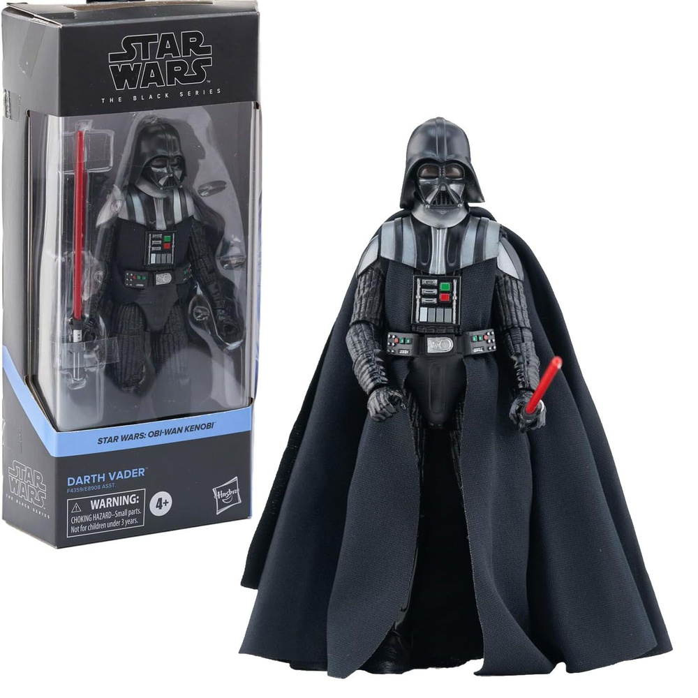 Фигурка Hasbro Star Wars Черная серия Черная серия Darth Vader 6 дюймов  ОБИ-Ван Кеноби коллекционный - купить с доставкой по выгодным ценам в  интернет-магазине OZON (1341005736)