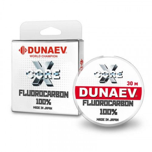 Леска для рыбалки Дунаев Fluorocarbon 0.148мм 30м (2кг) #1