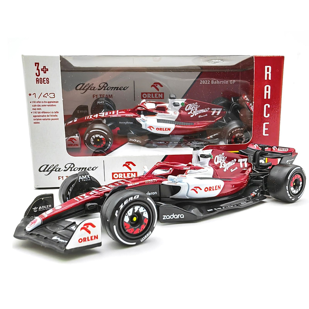Модель гоночной машины Formula Car Diecast Racing масштаба 1:43 ...