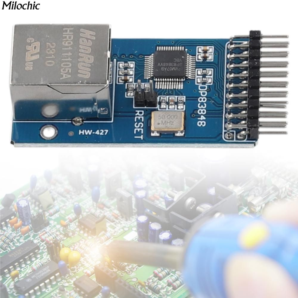 DP83848 Приемопередатчик физического уровня Ethernet Веб-сервер Модуль ...