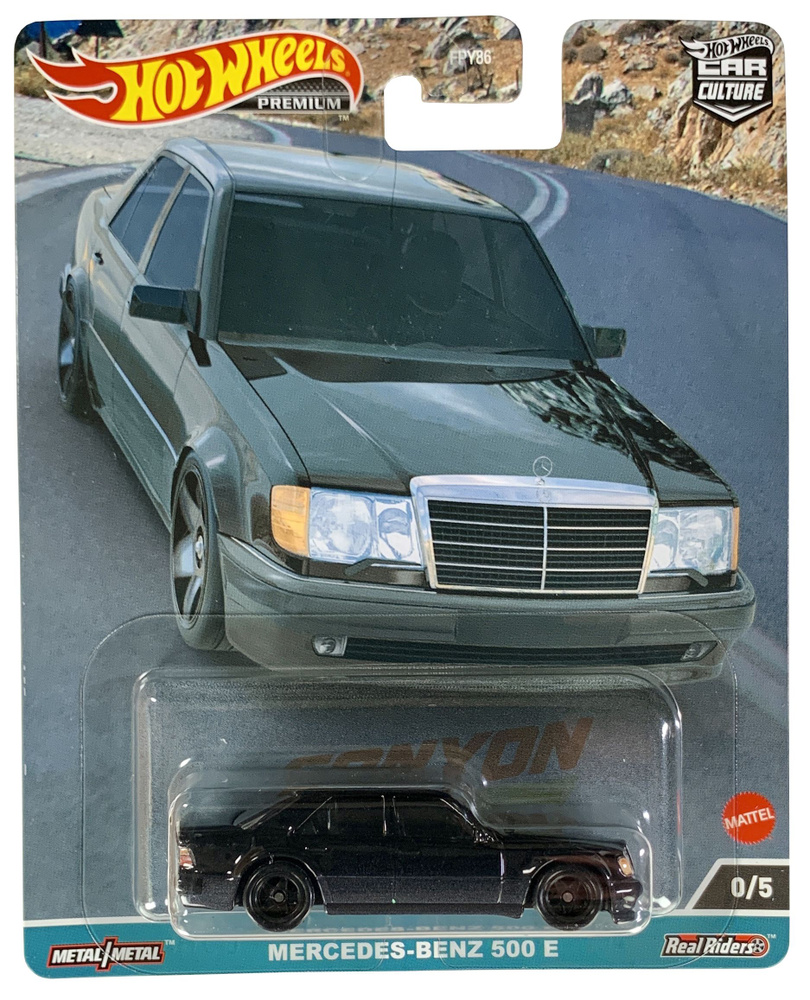 Машинка Hot Wheels Premium Mercedes-Benz 500 E Chase #1