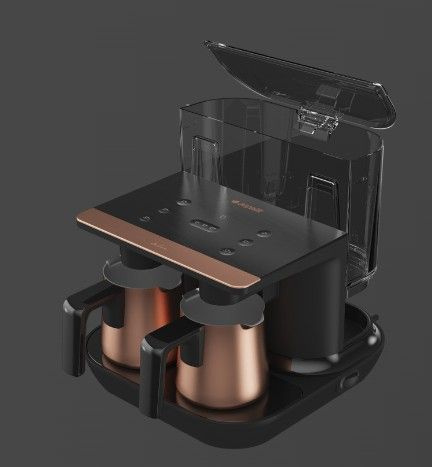 ARCELIK Турка электрическая Арчелик кофеварка, медь, черный матовый ...