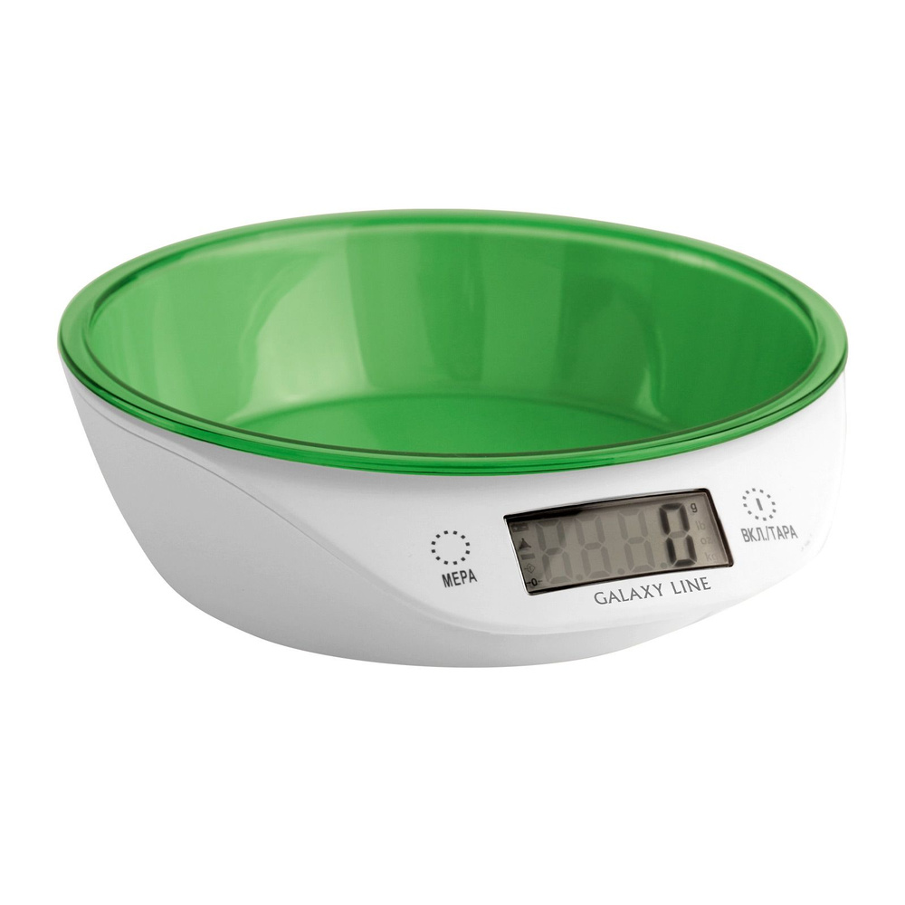 GALAXY Электронные кухонные весы GL 2804, зеленый, белый #1