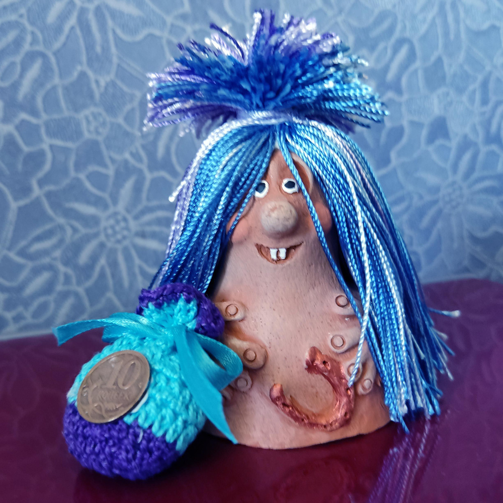 Сувенир колокольчик НГ HANDICRAFT "ДОМОВЕНОК" - купить Сувенир по ...