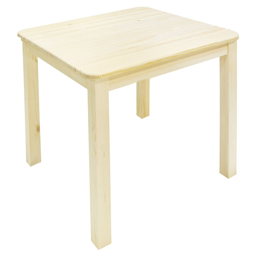 Стол деревянный обеденный 65x65x75см сосна - купить с доставкой по ...