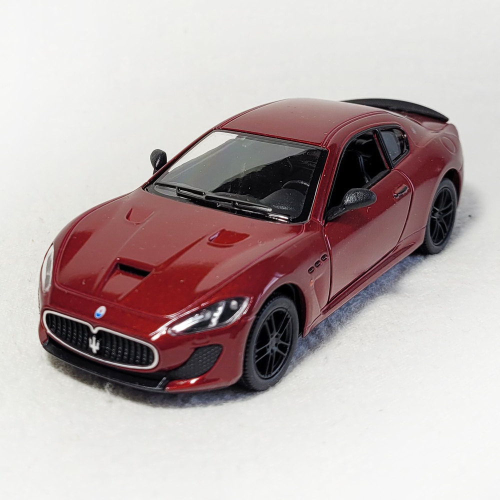 Модель автомобиля Maserati GranTurismo, Kinsmart, цвет бордовый - купить с  доставкой по выгодным ценам в интернет-магазине OZON (1333442971)