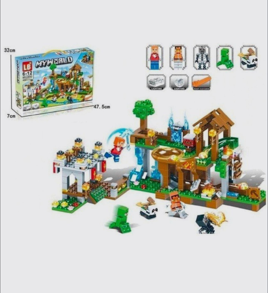 Конструктор майнкрафт - купить с доставкой по выгодным ценам в интернет ...