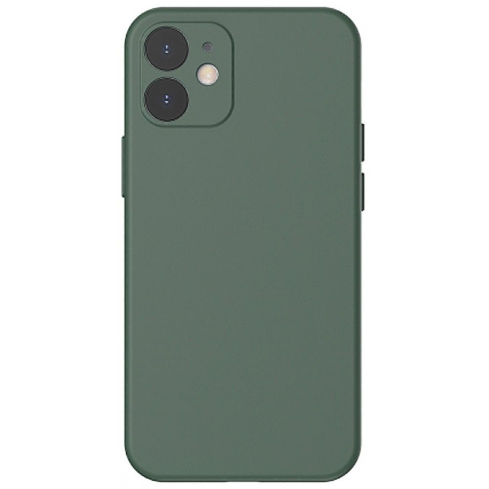 Чехол Baseus Liquid Silica Gel Protective Case для iPhone 12 6.1inch 2020  Green (WIAPIPH61N-YT6A) - купить с доставкой по выгодным ценам в  интернет-магазине OZON (1337488728)