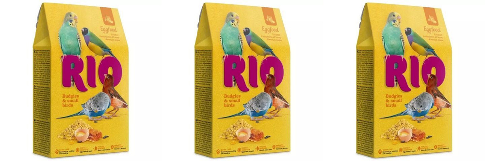 RIO Корм яичный для волнистых попугаев и других мелких птиц, 250 г, 3 шт  #1