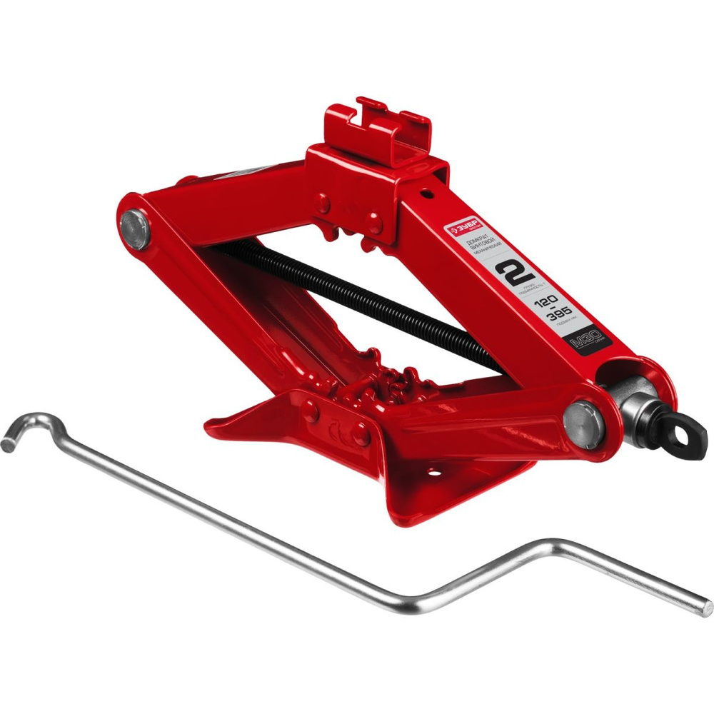 ЗУБР Домкрат автомобильный Винтовой, нагрузка до 2 т - купить с ...